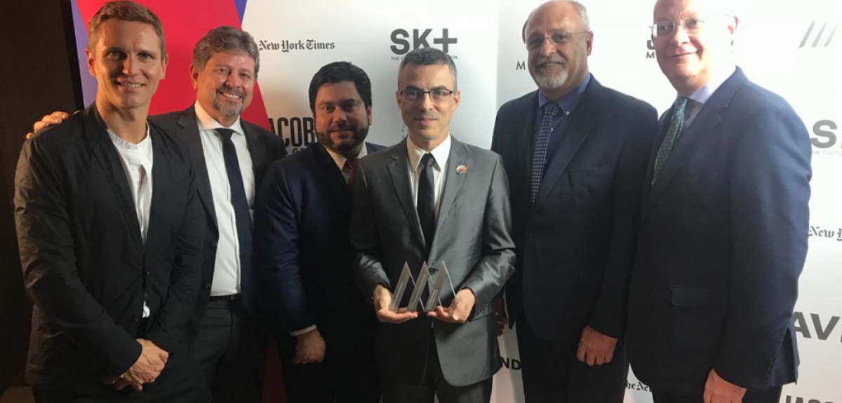 Florian Wupperfeld (Criador e realizador do LCD Awards), Ricardo Piquet, Diretor Presidente do IDG e do Museu do Amannhã, Roberto Souza Leao, Diretor do Instituto Tomie Othake e Presidente do Conselho de Administração do IDG, Marcus Vinicius Ramos, Diretor Geral das Américas do Grupo Prisa El País), Henrique Oliveira, Diretor Executivo do IDG/Museu do Amanhã e Ian Blatchford, Diretor Geral do Science Museum de Londres e membro do Conselho do IDG/Museu do Amanhã